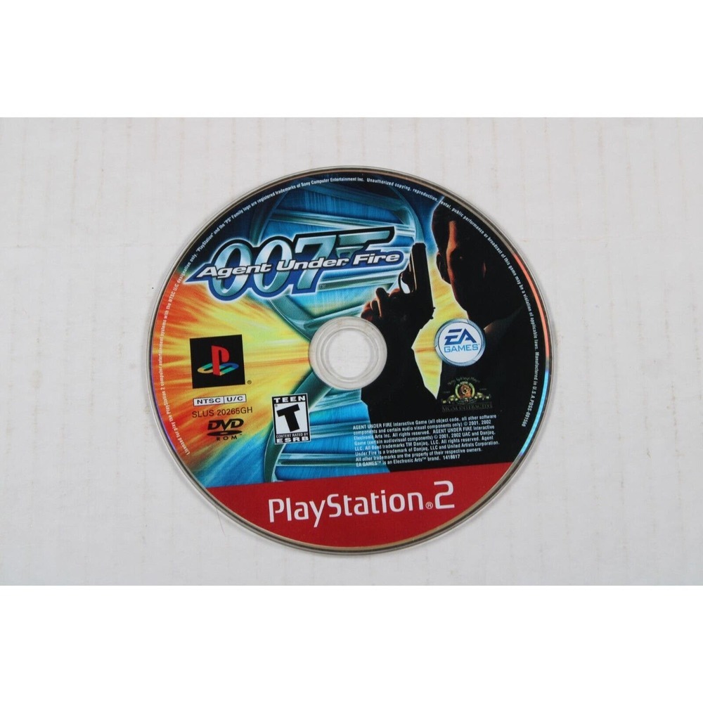 James Bond 007 Agent Under Fire (Sony PlayStation 2 PS2) authentic, disc only